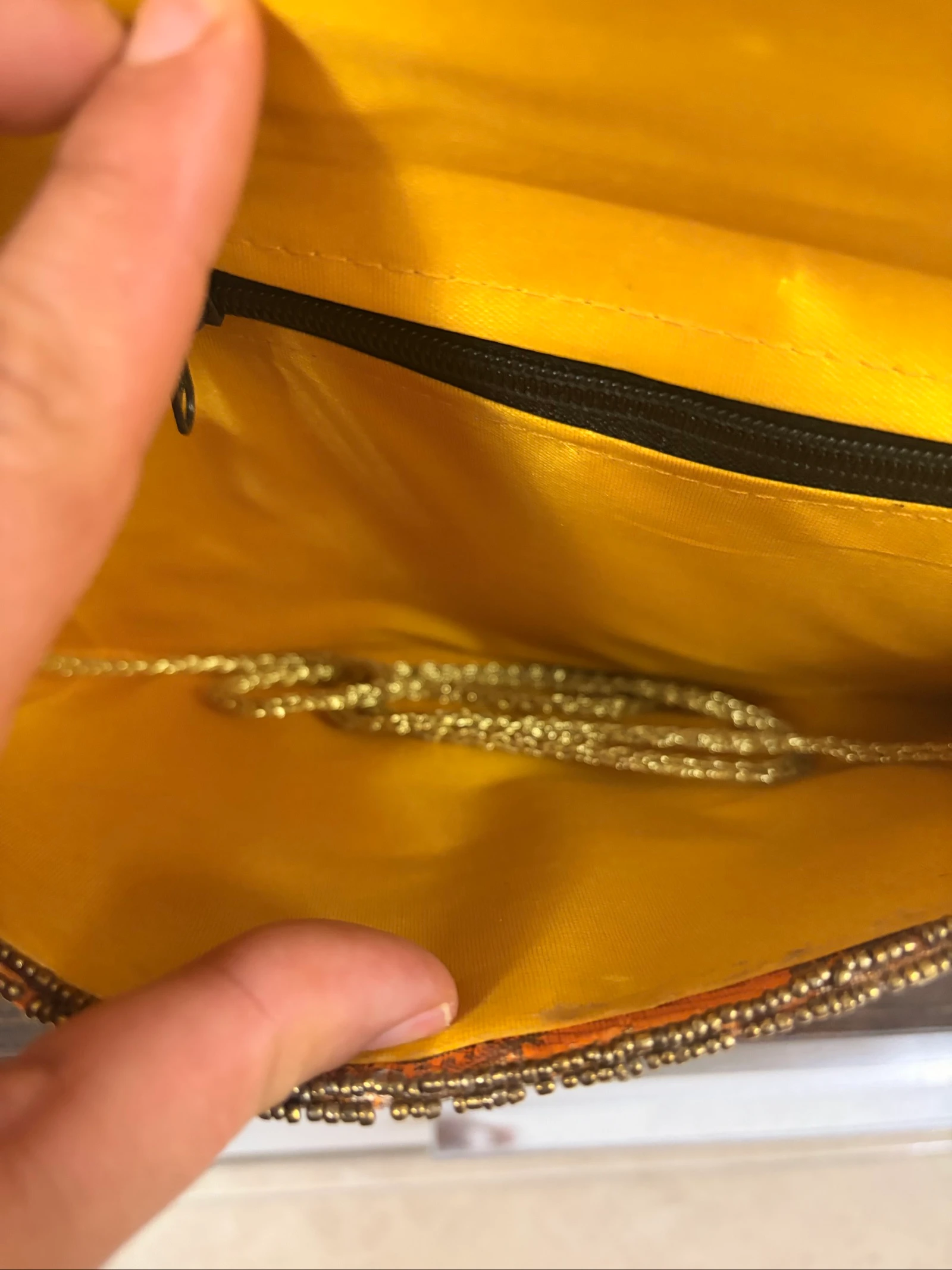 Orange and Gold Bohemian Bag – photo 4